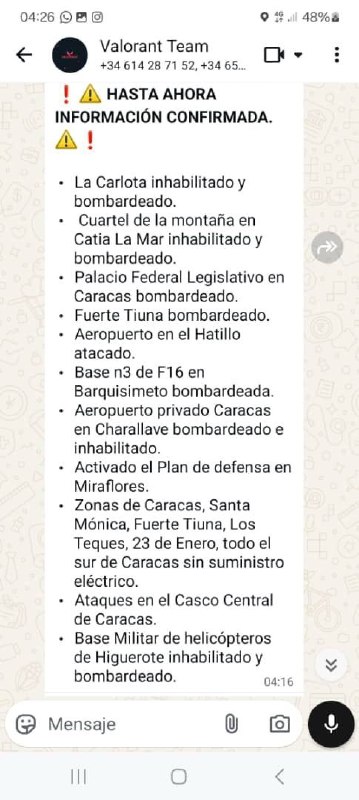El Presidente de Colombia Gustavo Petro publica en sus redes sociales balance de los acontencimientos en Venezuela.哥伦比亚总统古斯塔沃·佩特罗在其社交媒体上发布了委内瑞拉事件的总结
