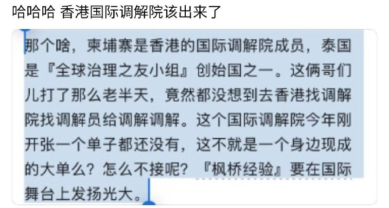 这个国际调解院听港友说路过都是关门的疑似开来骗经费洗钱