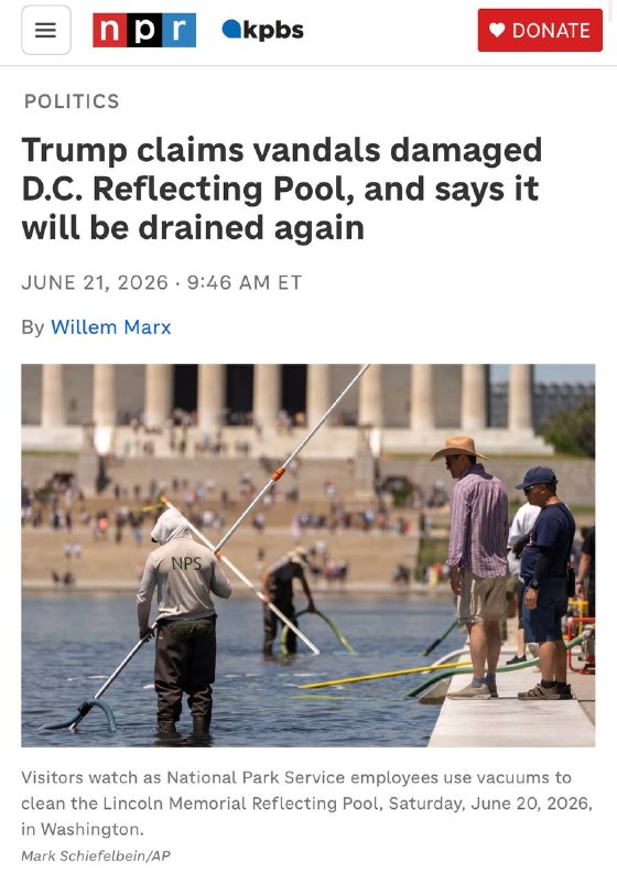 上个月川普说