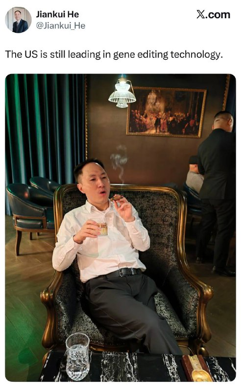 贺建奎用中英两种文字发布十年计划，先得诺贝尔奖，再当全国人大副委员长，看来后者比前者还难啊