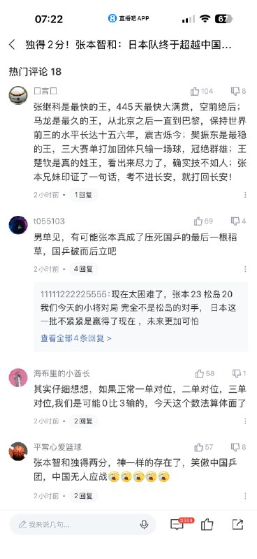1.创造历史，国乒 8 连冠被终结，时隔 60 年日本拿下亚运团体金牌