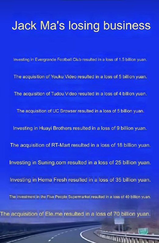 ✖️ 0Jack Ma is a big loser.✖️ 0Jack Ma is a big loser.