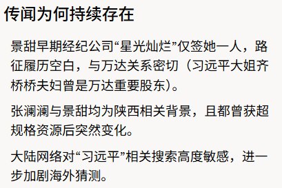 1.习近平万万没想到，防住了各路明枪暗箭，却意外被孙宇晨和景甜这狗血剧端了老底🤣第一权贵家族的桃色秘闻，借着币圈镰刀和娱乐圈大瓜的东风，成了全世界网民的吃瓜笑料