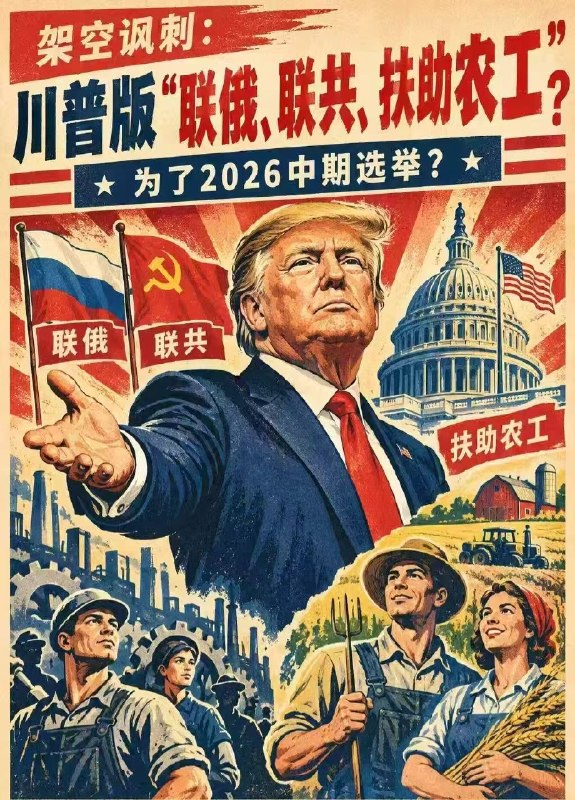 1.川普三大政策2.无论联俄联共，都是为了家族利益