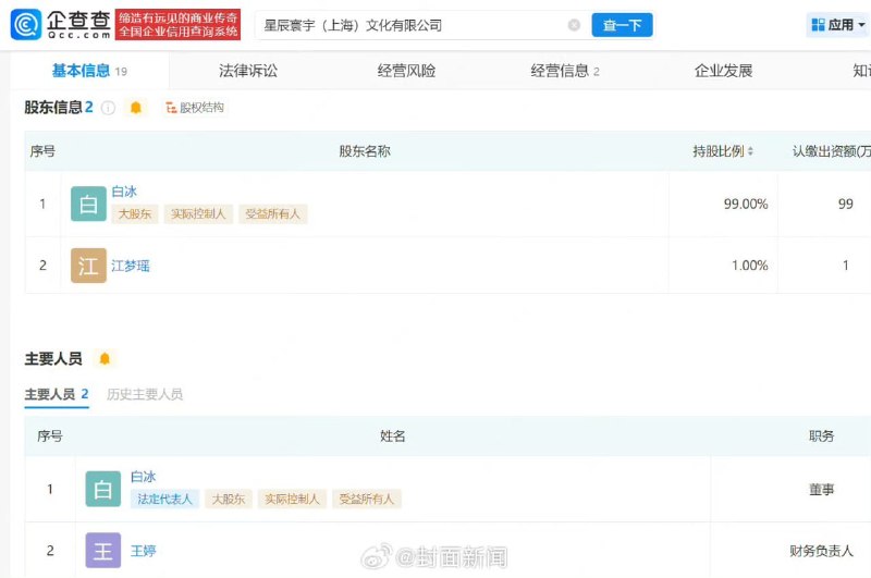 【4000万粉网红白冰被罚
