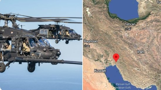 1. 美军派出黑鹰直升机搜救跳伞的飞行员和武器操作员2. 一架美国空军HC-130J“战斗之王II”战斗搜救飞机被目击在该地区超低空飞行