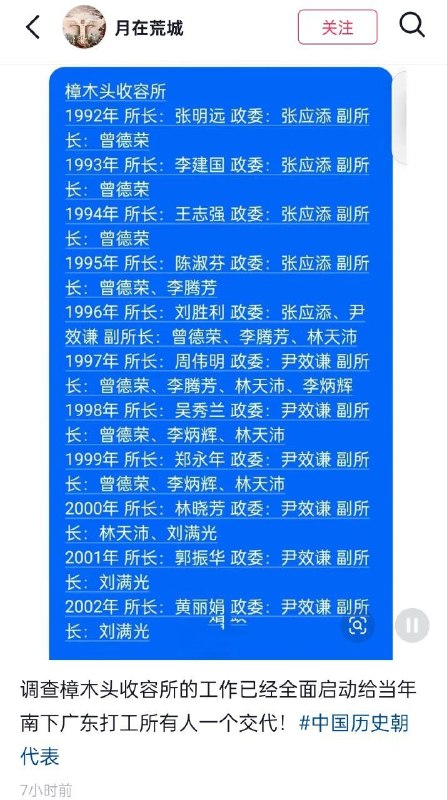1. 这里是广东樟木头收容所，80，90年代和2000的时候，在广东打工的很多人，因为没有暂住证被党警抓到后就被关押在这里，等待着老板或亲朋好友花钱来取人，如果没有人来取，就会被中共当局遣返到自己都不知道的地方