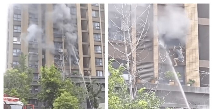 江苏火灾母女从窗外坠落 全网质疑消防救援不力