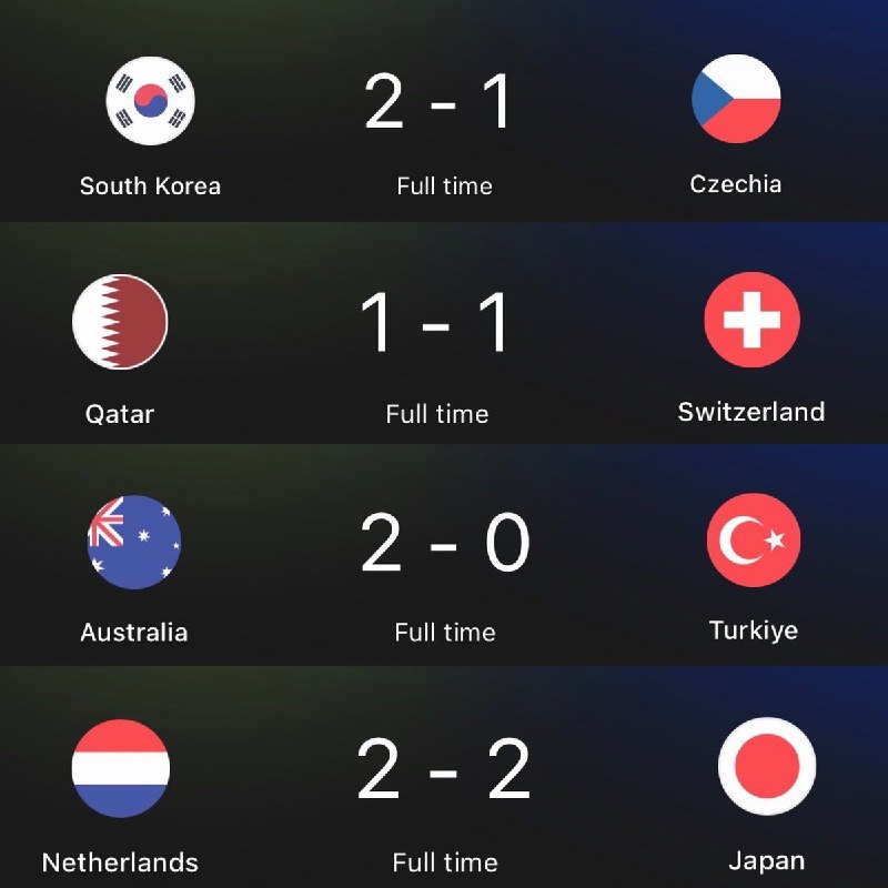 日本🇯🇵对荷兰🇳🇱，日本两度落后，两度追平
