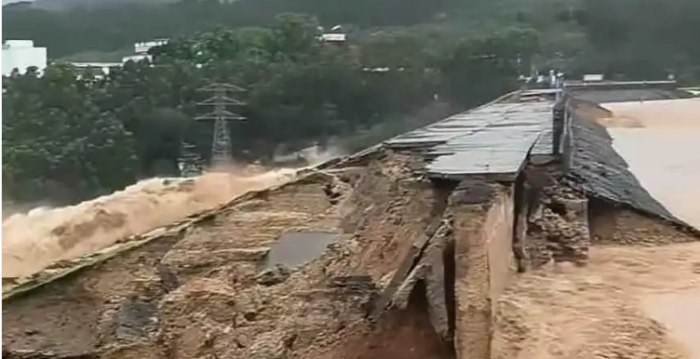 广西六蓝水库决堤 泄洪2小时后才通知民众撤离
