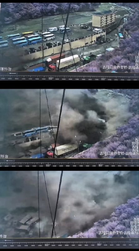 1.【中国尼泊尔吉隆口岸泥石流现场】8月26日，西藏吉隆口岸附近发生泥石流灾害，当地反映可能有人员失联，目前中国一侧前往吉隆口岸的道路、通信、电力处于中断状态