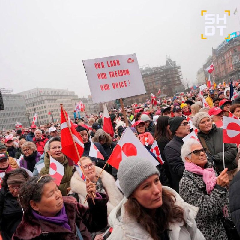 ‼️🇩🇰🇺🇸丹麦哥本哈根爆发大规模抗议活动——