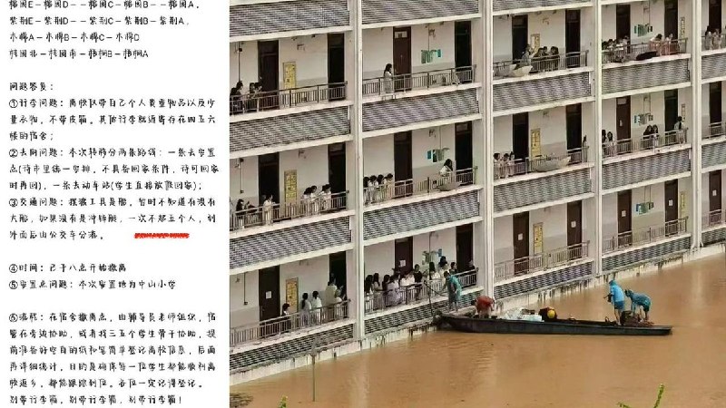 1.7月8日，有关方面主要负责同志一行（两头），视察了广西物流职业技术学院被困师生2.7月8日，广西物流职业技术学院有学生和家长通过网络发布求助信息，称校内大量师生被洪水围困