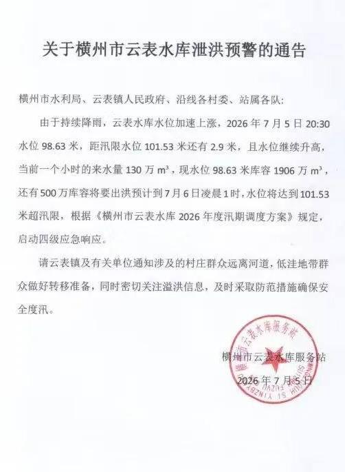 受台风“美莎克”影响，广西横州市云表镇一车辆在洪水中被困，消防救援队利用无人机，帮助司机脱险