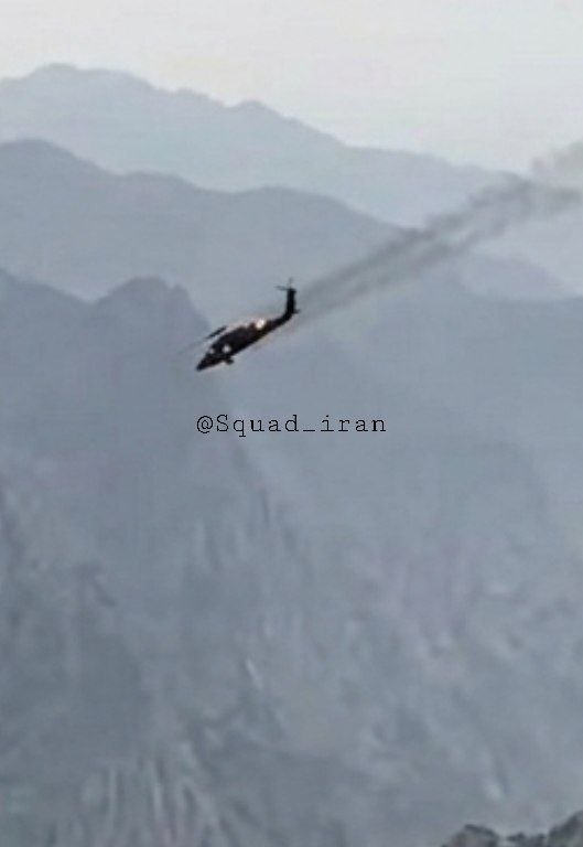 1. 目前状况极其严峻，一家搜救直升机被击中后坠毁