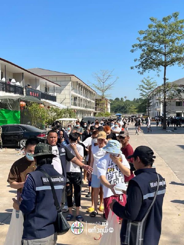 顺达园区内约千名诈骗园区员工拒绝遣返在缅甸妙瓦底地区此前查获的顺达园区诈骗窝点中，仍有近1200名外籍人员滞留