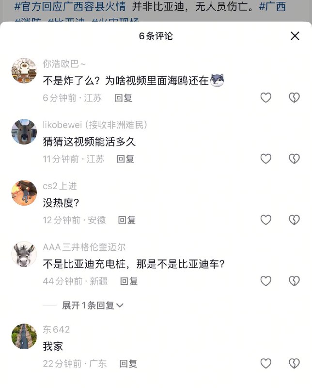 广西 容县 比亚迪 海鸥 电动汽车 充电 时发生 #爆炸 #新能源 #烧车 #火灾 10分钟烧了整栋楼